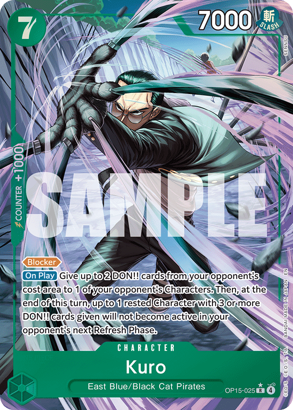 Kuro (Character) (OP15-025) (R) (Alternate Art)