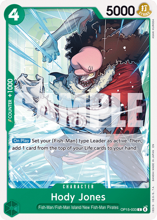 Hody Jones (Character) (OP15-033) (C)
