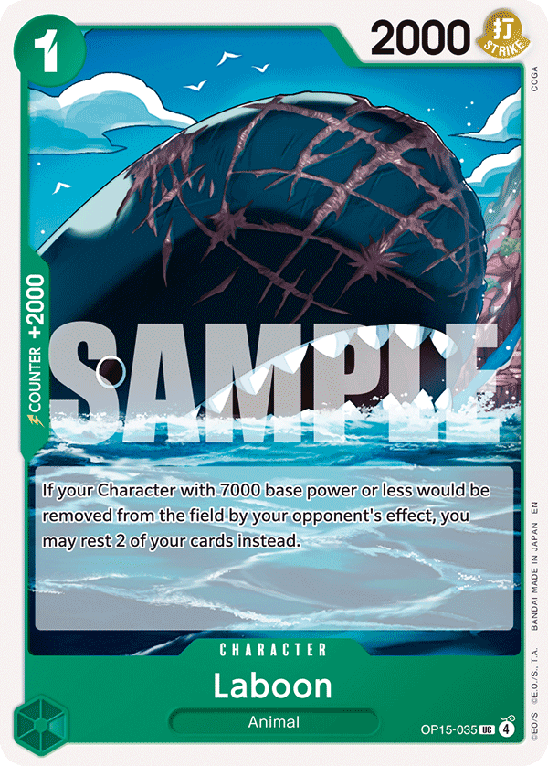 Laboon (Character) (OP15-035) (UC)