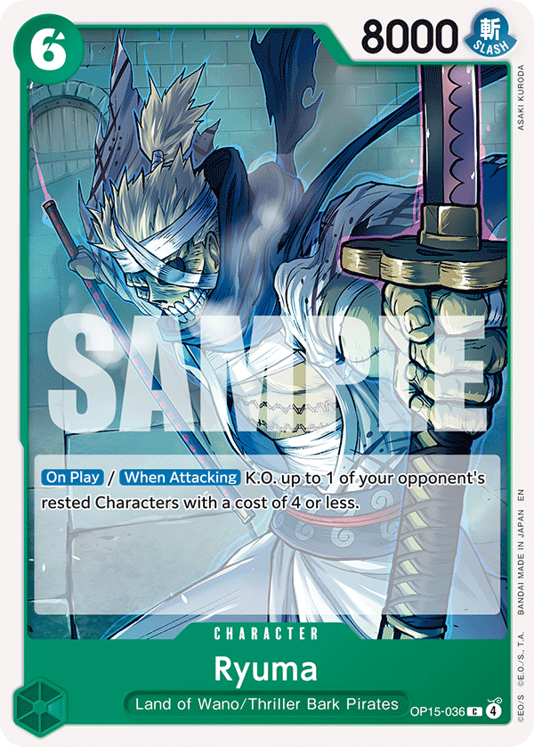 Ryuma (Character) (OP15-036) (C)