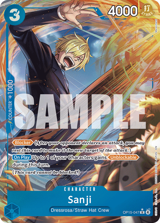 Sanji (Character) (OP15-047) (R) (Alternate Art)