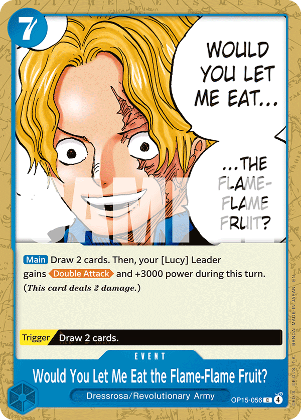 Would You Let Me Eat the Flame-Flame Fruit? (Event) (OP15-056) (C)