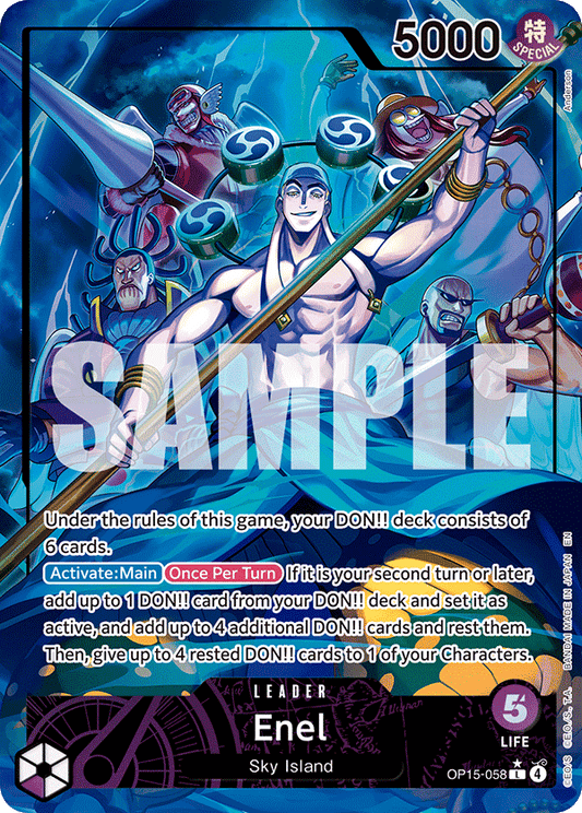 Enel (Leader) (OP15-058) (L) (Alternate Art)