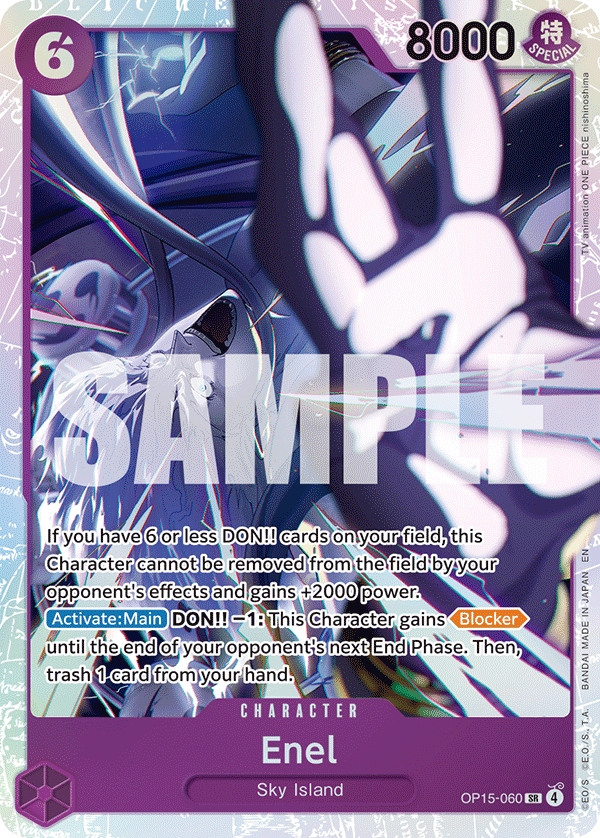 Enel (Character) (OP15-060) (SR)