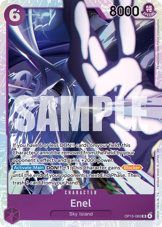 Enel (Character) (OP15-060) (SR)