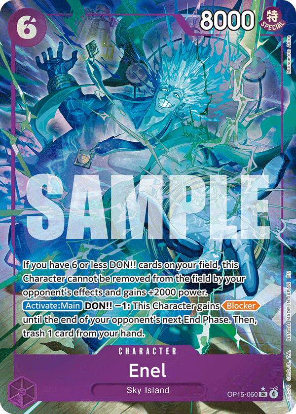Enel (Character) (OP15-060) (SR) (Alternate Art)