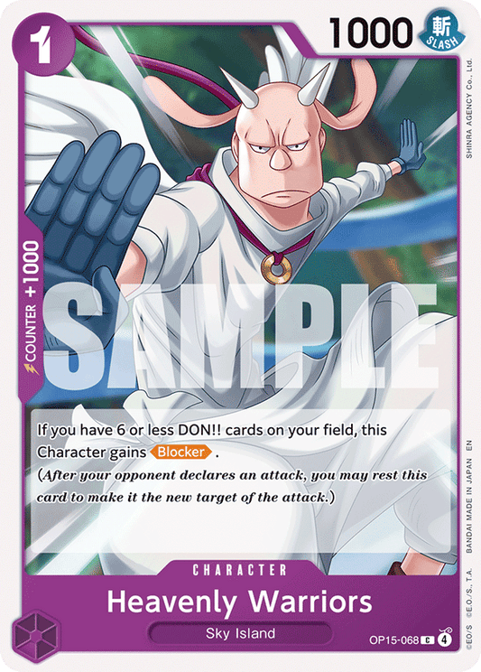 Heavenly Warriors (Character) (OP15-068) (C)
