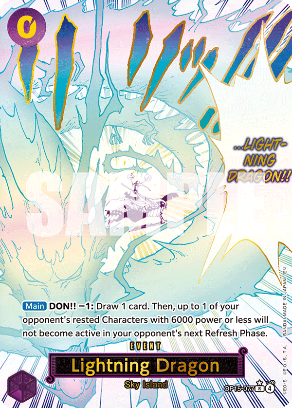 Lightning Dragon (Event) (OP15-077) (R) (Alternate Art)
