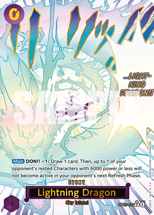 Lightning Dragon (Event) (OP15-077) (R) (Alternate Art)