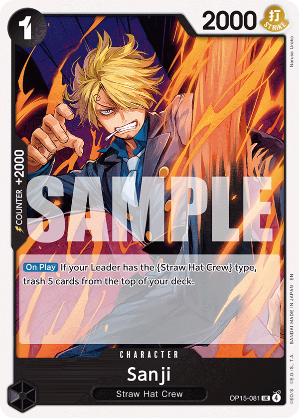 Sanji (Character) (OP15-081) (UC)