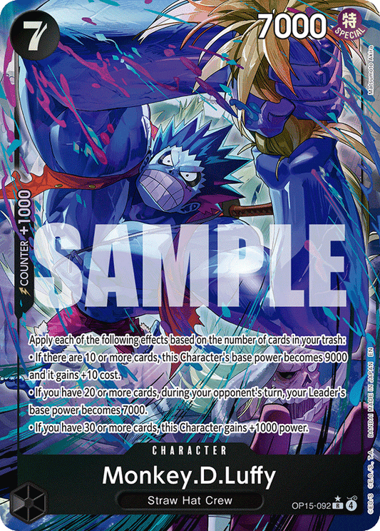 Monkey.D.Luffy (Character) (OP15-092) (R) (Alternate Art)