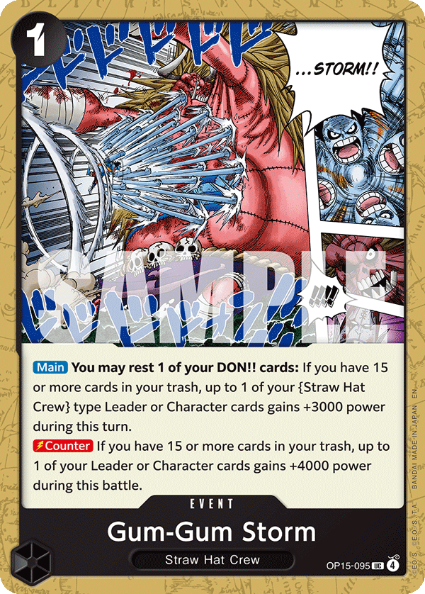 Gum-Gum Storm (Event) (OP15-095) (UC)