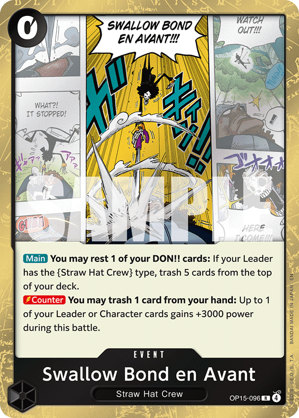 Swallow Bond en Avant (Event) (OP15-096) (R)
