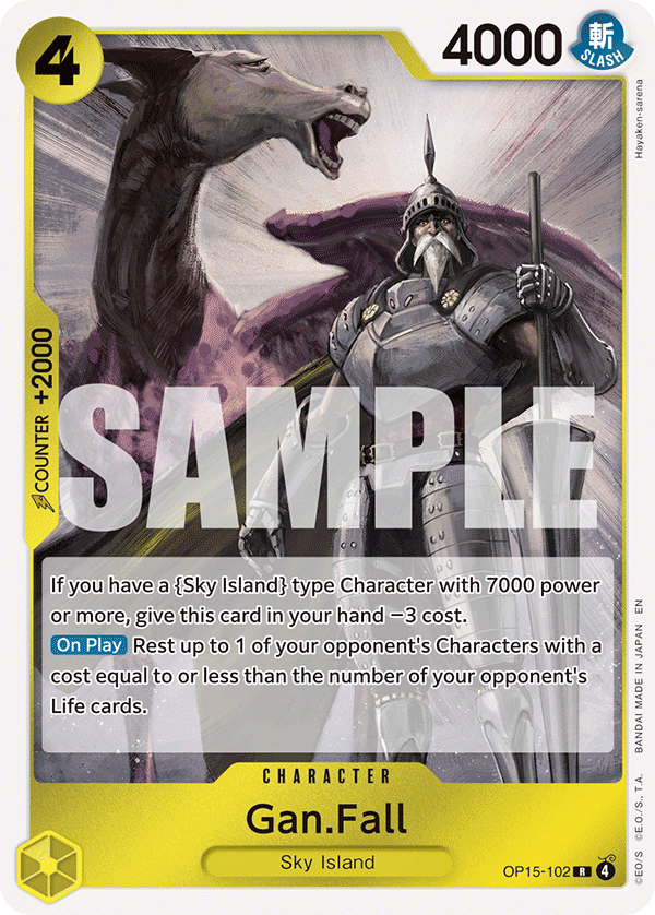 Gan.Fall (Character) (OP15-102) (R)