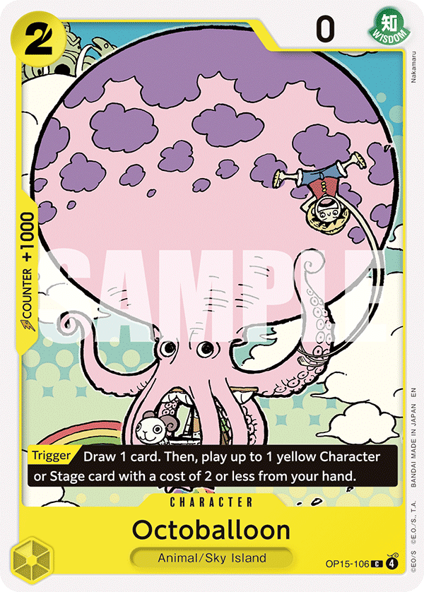 Octoballoon (Character) (OP15-106) (C)