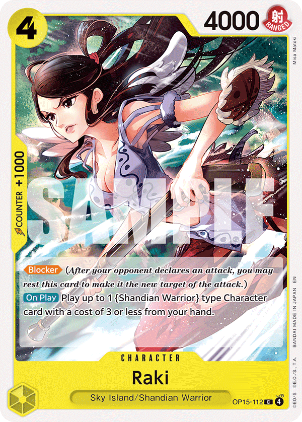 Raki (Character) (OP15-112) (C)
