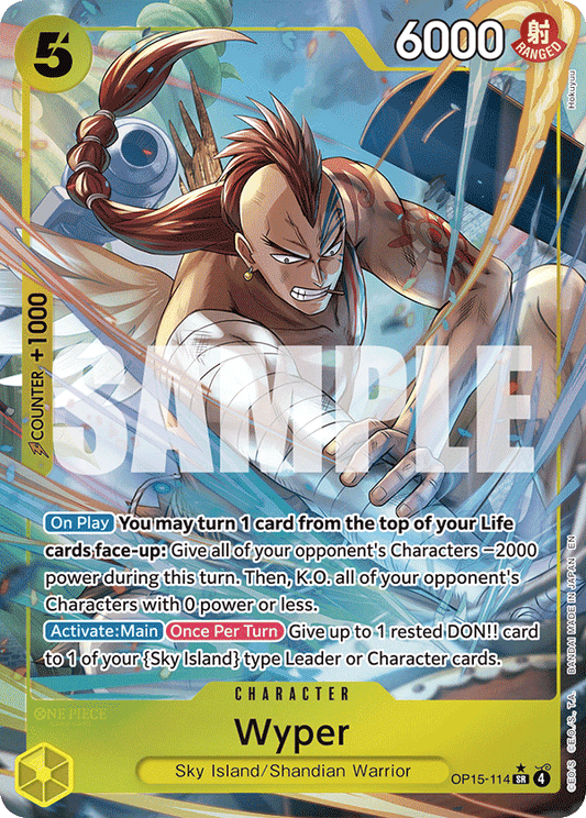 Wyper (Character) (OP15-114) (SR) (Alternate Art)