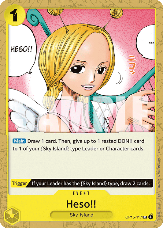 Heso!! (Character) (OP15-117) (UC)