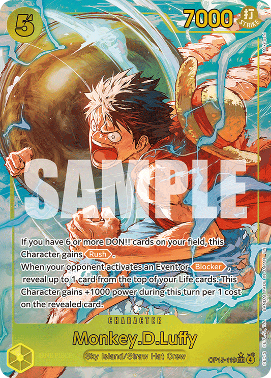 Monkey.D.Luffy (Character) (OP15-119) (SEC) (Alternate Art)