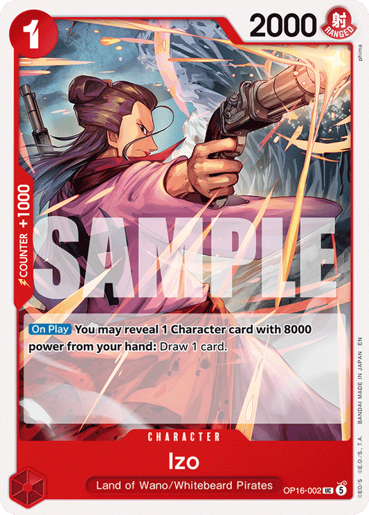 Izo (Character) (OP16-002) (UC)
