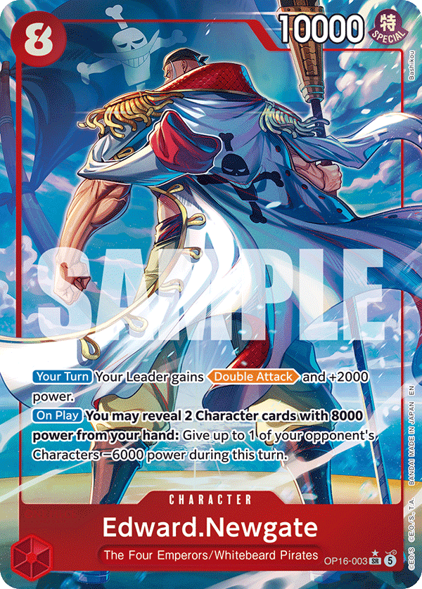 Edward.Newgate (Character) (OP16-003) (SR) (Alternate Art)