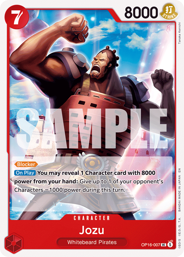 Jozu (Character) (OP16-007) (UC)