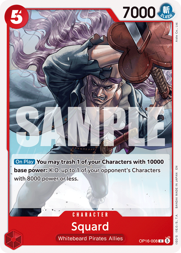 Squard (Character) (OP16-008) (C)