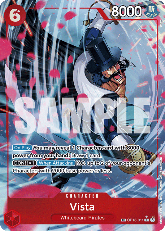 Vista (Character) (OP16-011) (TR) (Alternate Art)