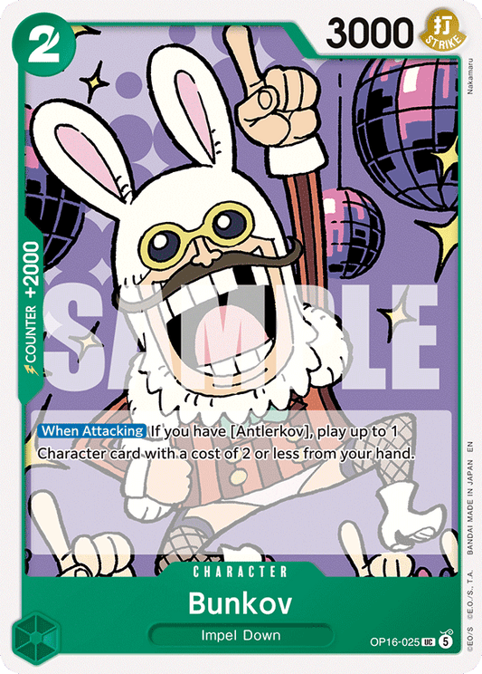 Bunkov (Character) (OP16-025) (UC)