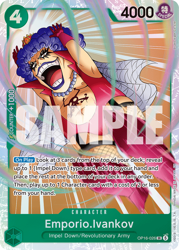 Emporio.Ivankov (Character) (OP16-026) (SR)