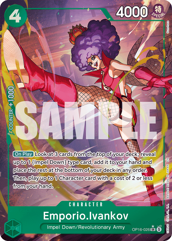 Emporio.Ivankov (Character) (OP16-026) (SR) (Alternate Art)