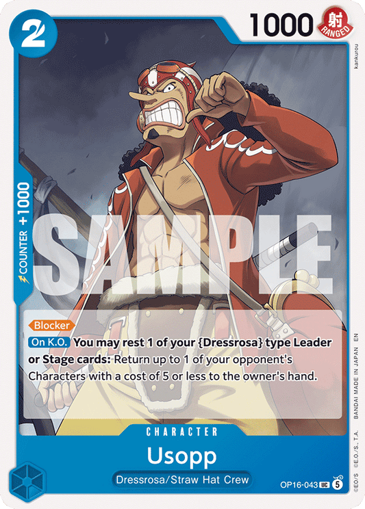 Usopp (Character) (OP16-043) (UC)