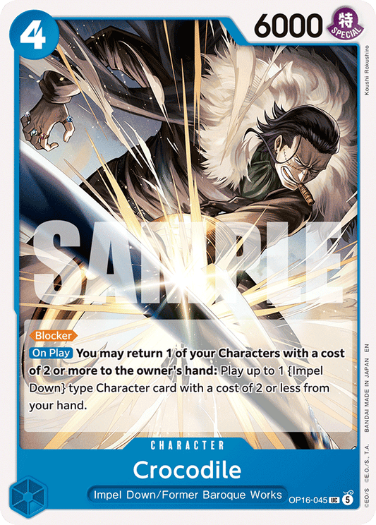 Crocodile (Character) (OP16-045) (UC)