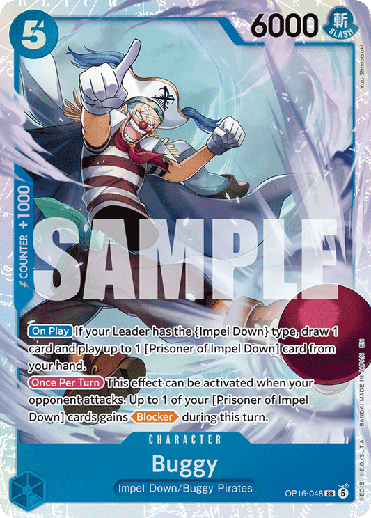 Buggy (Character) (OP16-048) (SR)