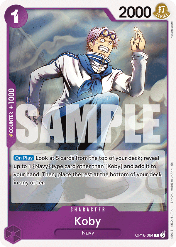 Koby (Character) (OP16-064) (R)