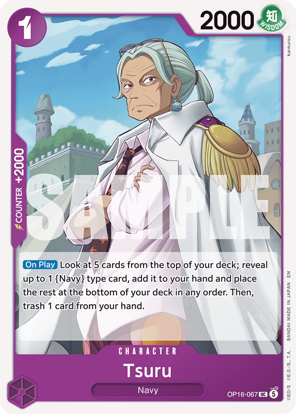 Tsuru (Character) (OP16-067) (UC)