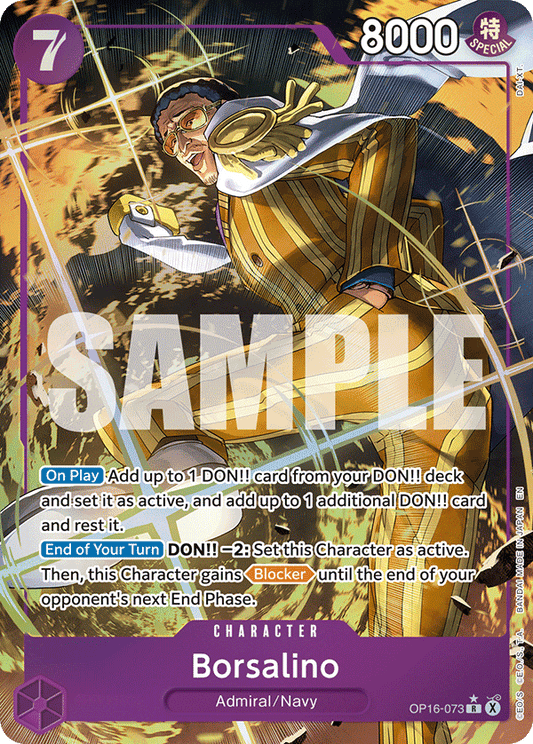 Borsalino (Character) (OP16-073) (R) (Alternate Art)