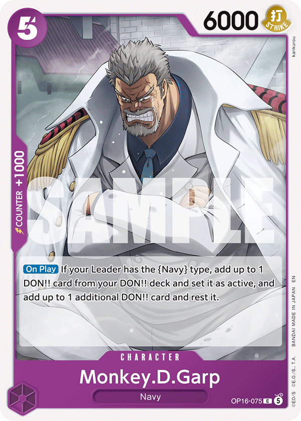 Monkey.D.Garp (Character) (OP16-075) (C)