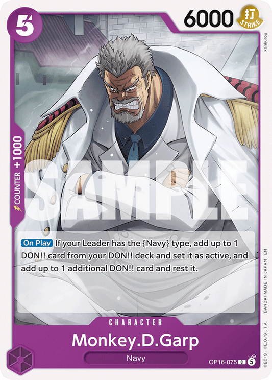 Monkey.D.Garp (Character) (OP16-075) (C)