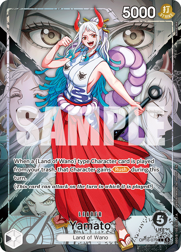 Yamato (Leader) (OP16-079) (L) (Alternate Art)