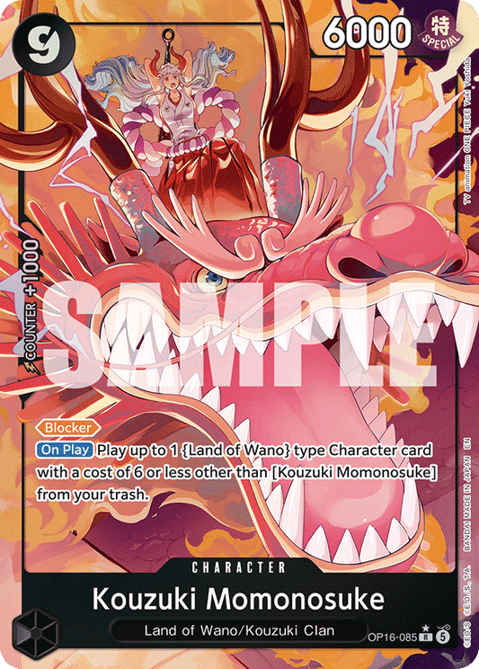 Kouzuki Momonosuke (Character) (OP16-085) (R) (Alternate Art)
