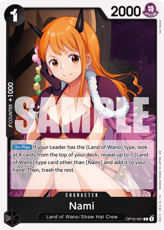 Nami (Character) (OP16-091) (R)
