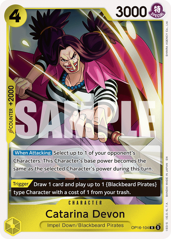 Catarina Devon (Character) (OP16-104) (R)