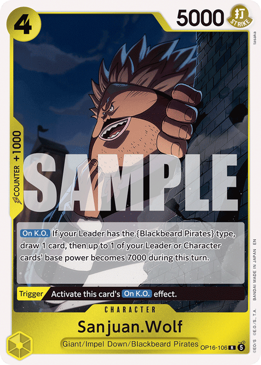 Sanjuan.Wolf (Character) (OP16-106) (R)