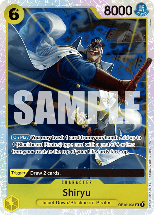 Shiryu (Character) (OP16-108) (SR)