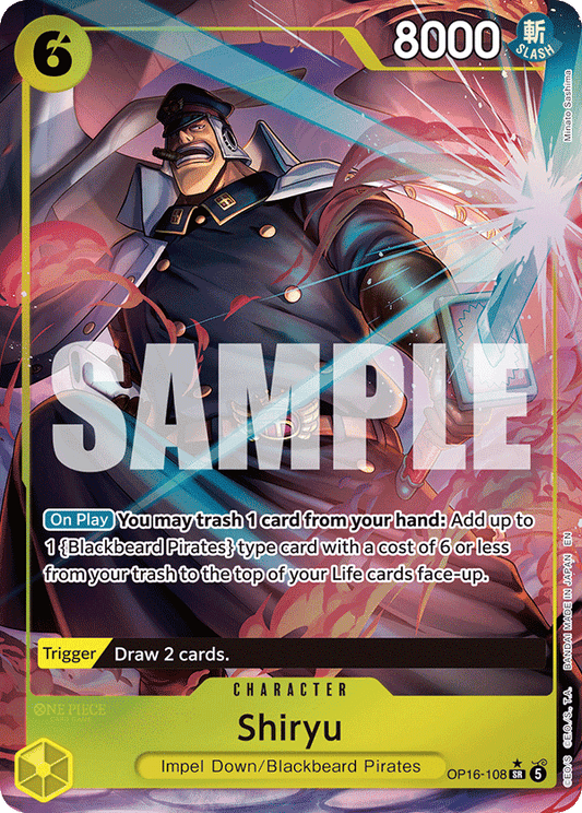 Shiryu (Character) (OP16-108) (SR) (Alternate Art)