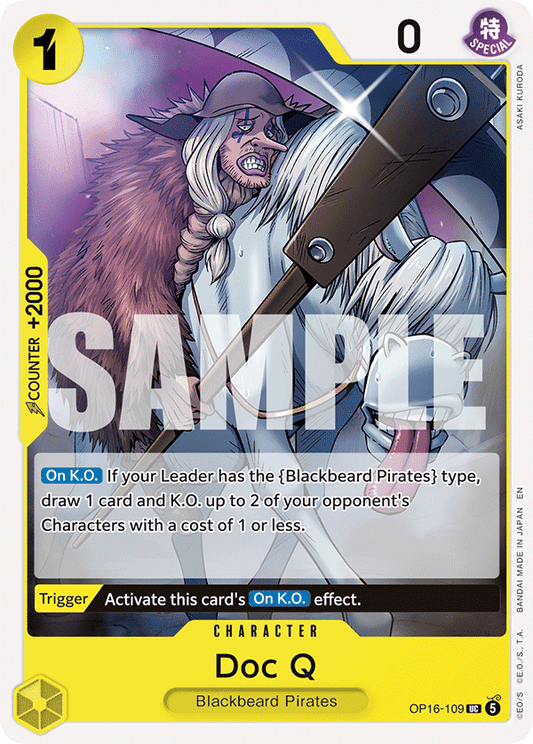 Doc Q (Character) (OP16-109) (UC)
