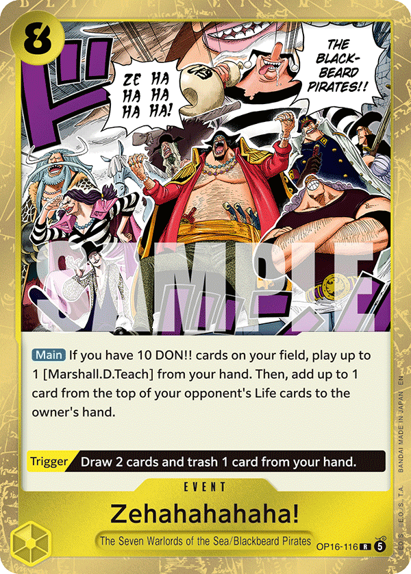 Zehahahahaha! (Event) (OP16-116) (R)
