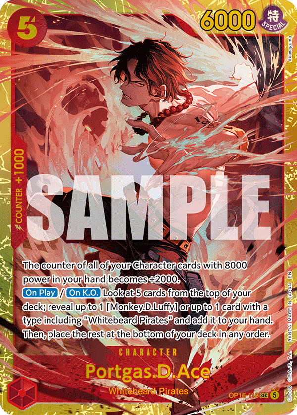 Portgas.D.Ace (Character) (OP16-118) (SEC)