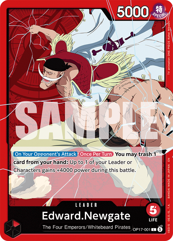 Edward.Newgate (Leader) (OP17-001) (L)